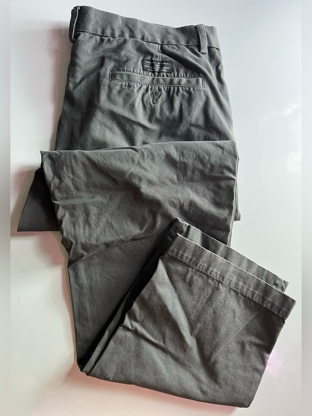 Banana Republic Aiden Chino Grey Pants
